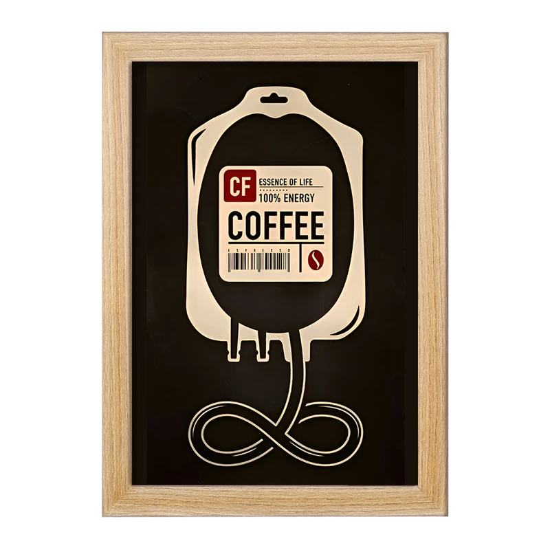 تابلو خندالو مدل قهوه کد F10393