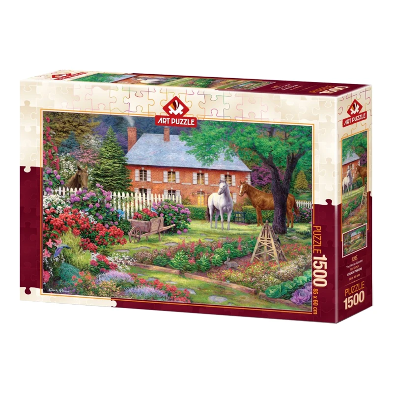 پازل 1500 تكه آرت پازل طرح The Horse Garden كد 5397