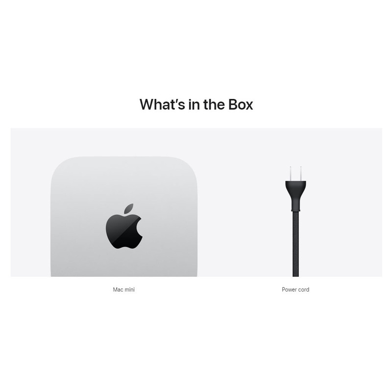 کامپیوتر کوچک اپل مدل Mac Mini MU9E3 2024 LLA-M4-16GB RAM-512GB SSD