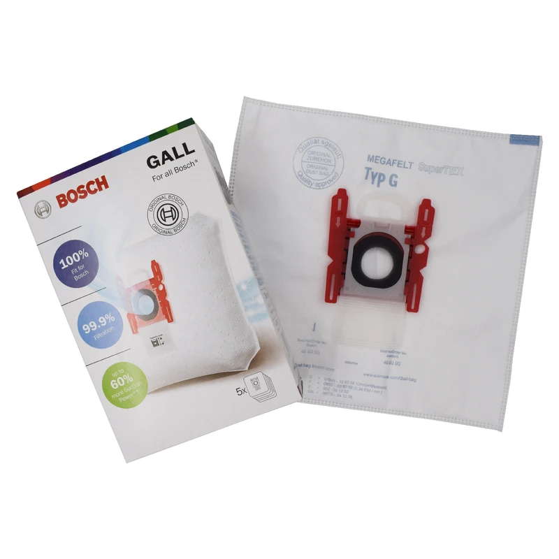 عکس شماره 2 : پاکت جاروبرقی بوش مدل g all بسته 5 عددی مناسب برای جاروبرقی های بوش تایپ g