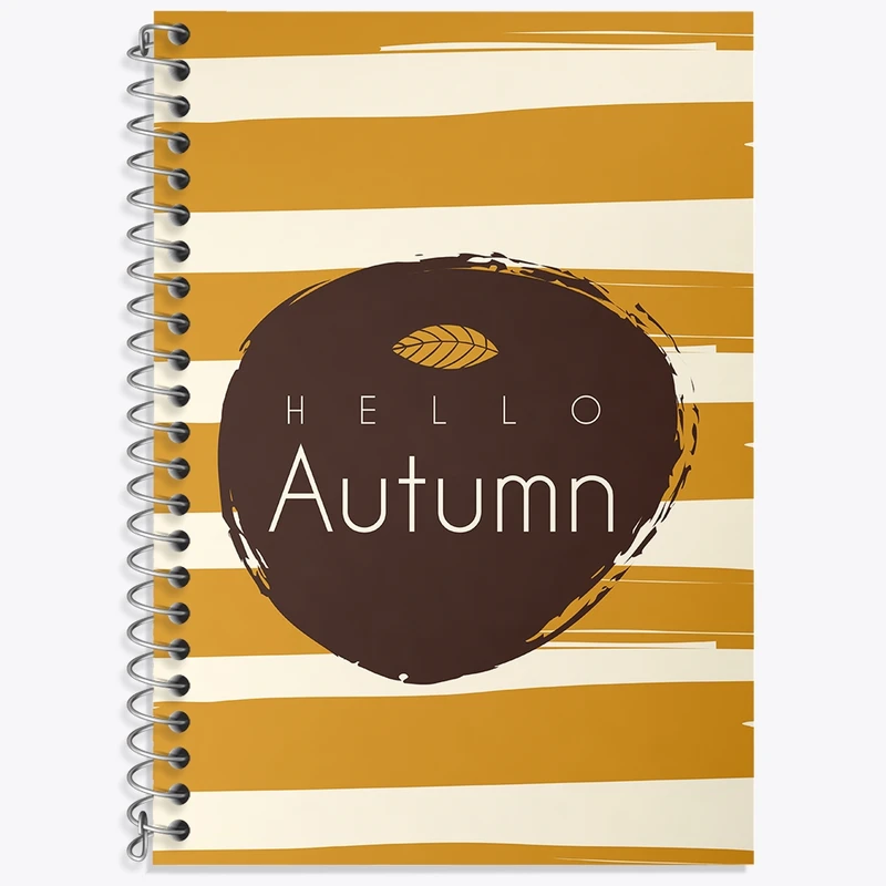 دفتر زبان 50 برگ خندالو مدل دو خط طرح مینیمال کد N327