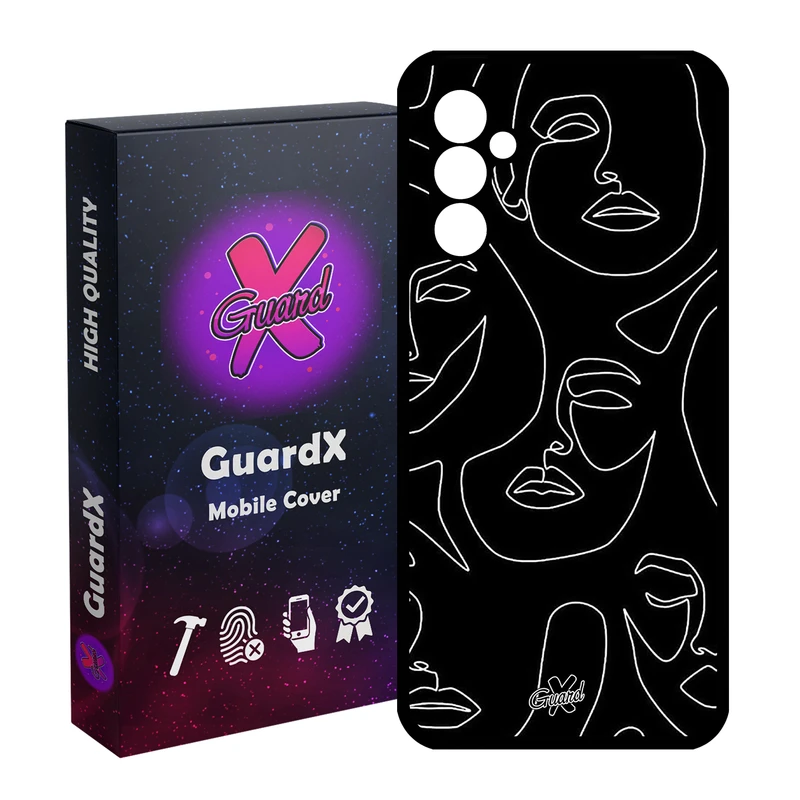 کاور گارد ایکس طرح Girl مدل Glass10392 مناسب برای گوشی موبایل سامسونگ Galaxy A24/A24 4G/M34 5G