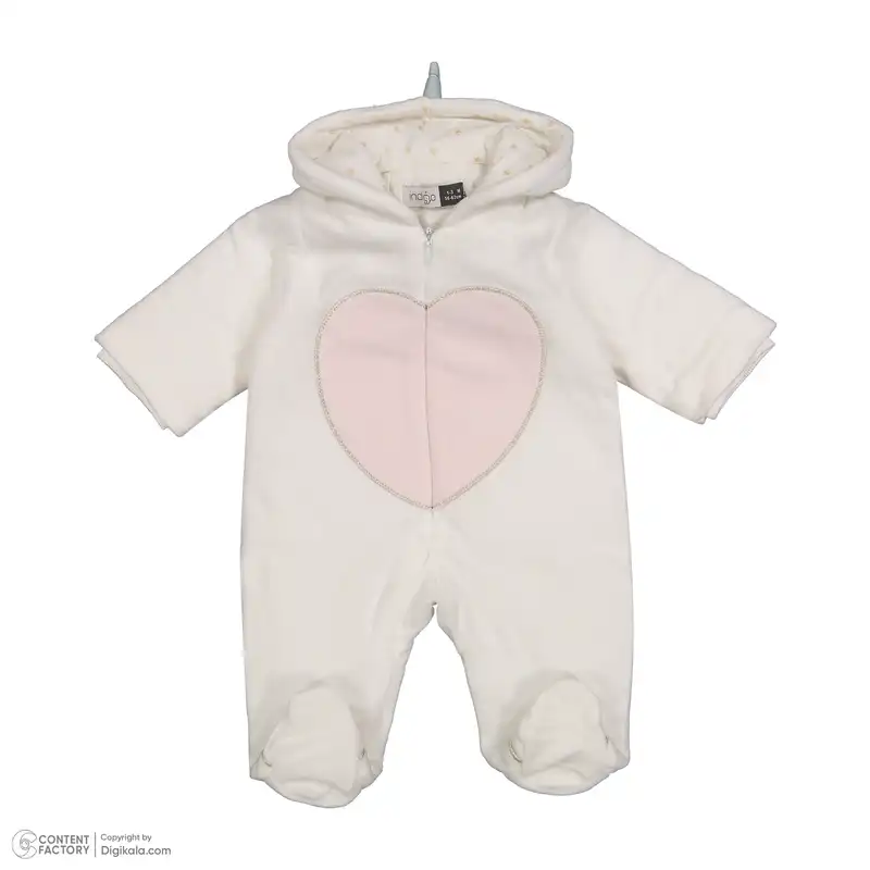 سرهمی نوزادی دخترانه ایندیگو مدل 23105