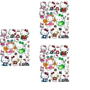 استیکر کودک مدل گربه بسته 3 عددی