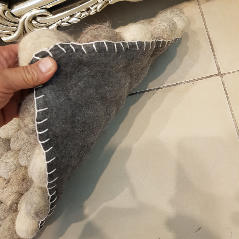 پادری نمد فرش طرح سنگواره مدل 5081