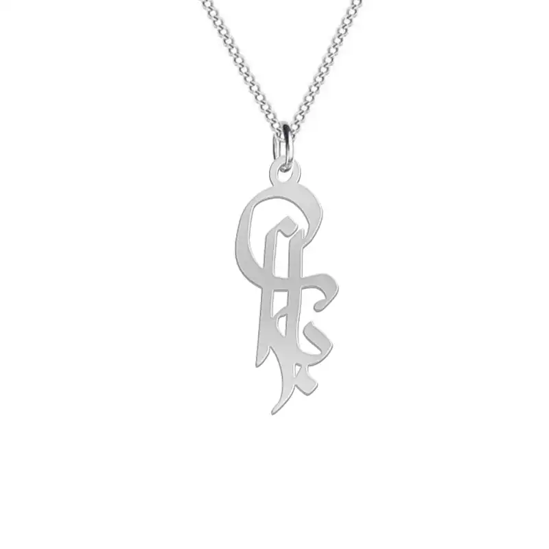 گردنبند نقره زنانه لیردا مدل اسم باران gan sss baran42