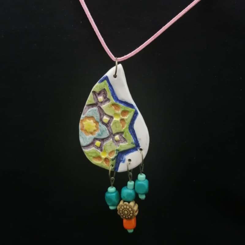 گردنبند دخترانه مدل نگین کد 12416941