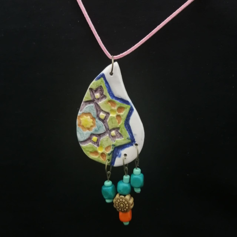 گردنبند دخترانه مدل نگین کد 12416941