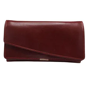کیف پول زنانه چرم طبیعی آریا چرم مدل AM 14