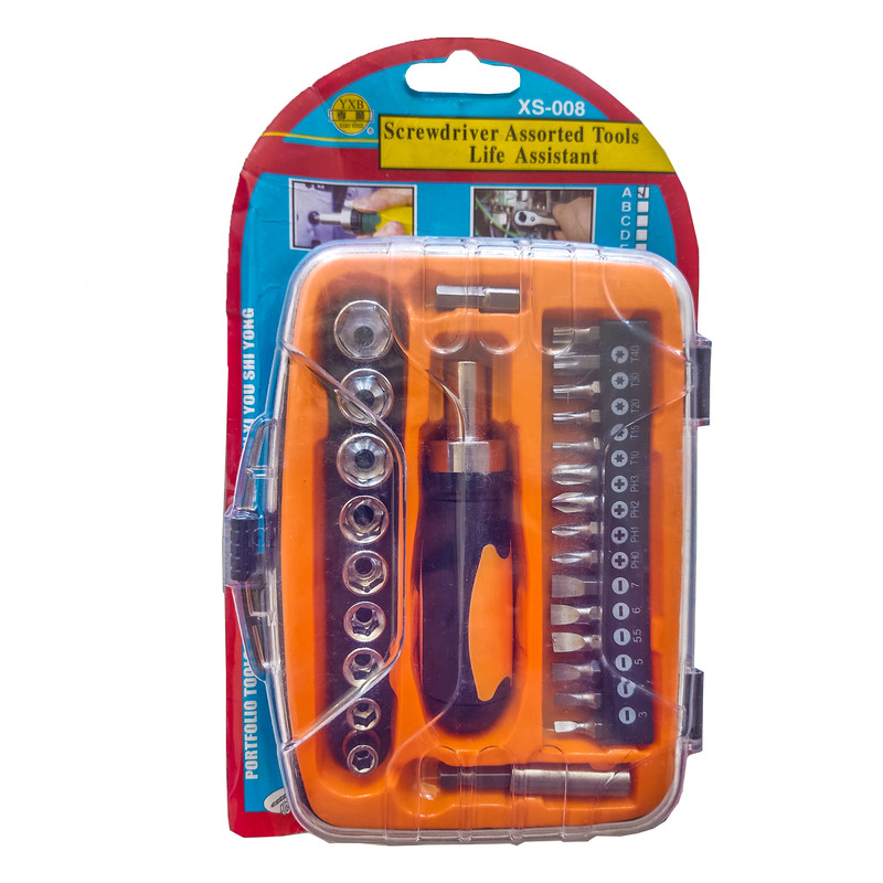 آچار بکس و سری پیچگوشتی مدل LKFQ - 552 مجموعه 27 عددی آچار بکس و سری پیچگوشتی مدل LKFQ - 552 مجموعه 27 عددی