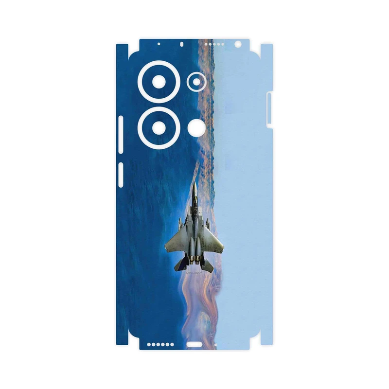 برچسب پوششی ماهوت مدل Fighter plane F15-FullSkin مناسب برای گوشی موبایل شیائومی Redmi Note 13 Pro 4G