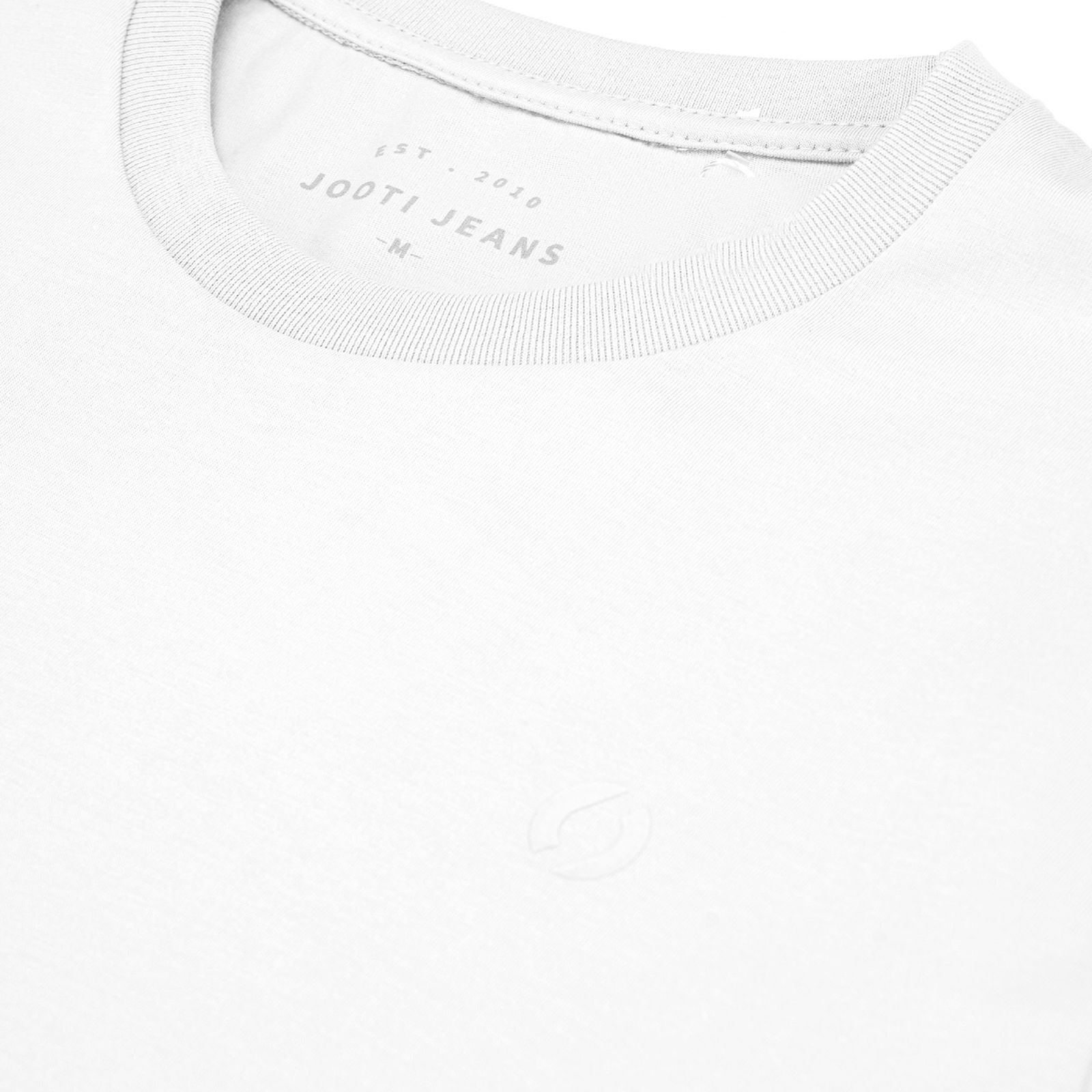 تی شرت آستین کوتاه مردانه جوتی جینز مدل یقه گرد کد 1551204 رنگ سفید -  - 3