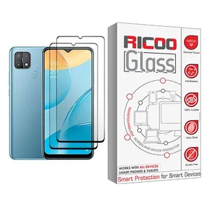 Ricoo Glass MIX002 Screen Protector For Oppo A15 Pack Of 2