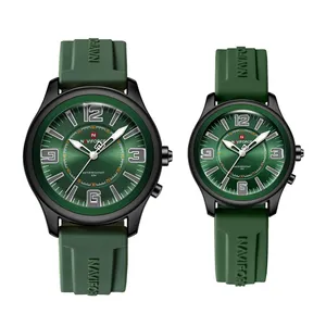 ست ساعت مچی عقربه‌ای کوارتز زنانه و مردانه نیوی فورس مدل nf9256