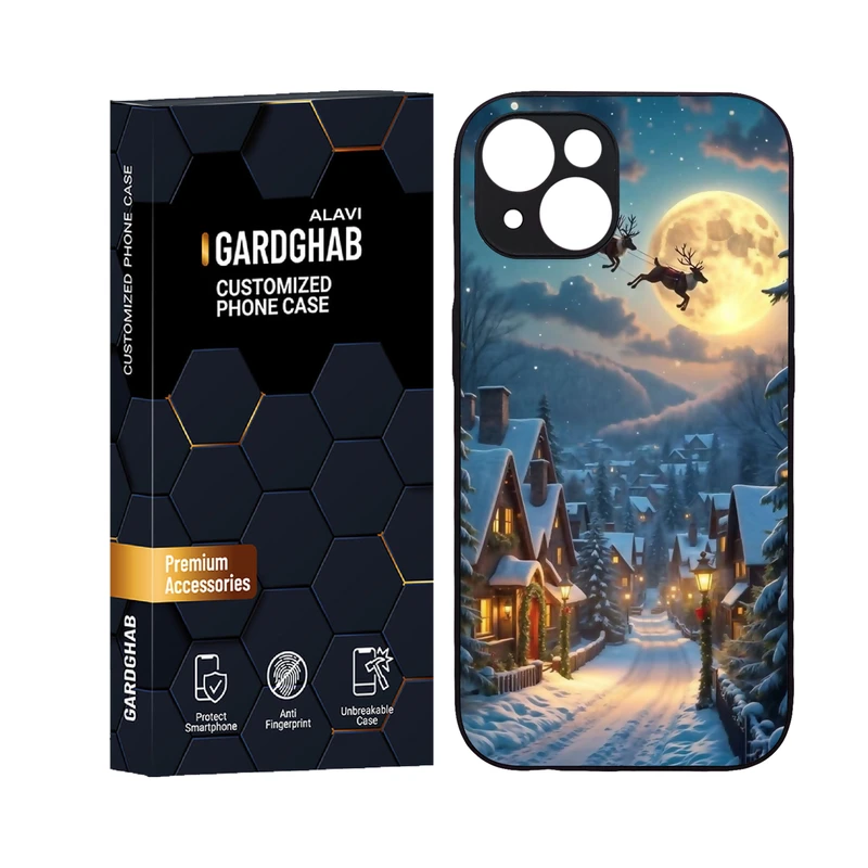 کاور گارد قاب علوی مدل دورژله ای کارتنی و انیمه مناسب برای گوشی موبایل اپل iPhone 14