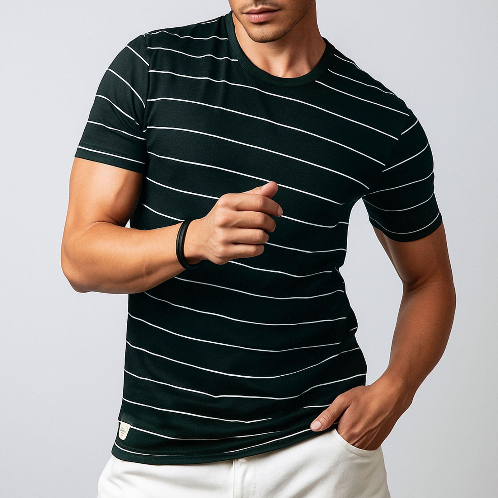 تی شرت آستین کوتاه مردانه باینت مدل 767-3 - - 1