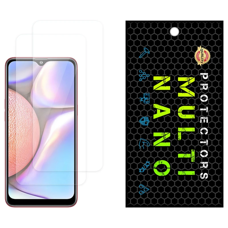 محافظ صفحه نمایش شفاف مولتی نانو مدل X-S2N مناسب برای گوشی موبایل سامسونگ Galaxy M01S بسته دو عددی