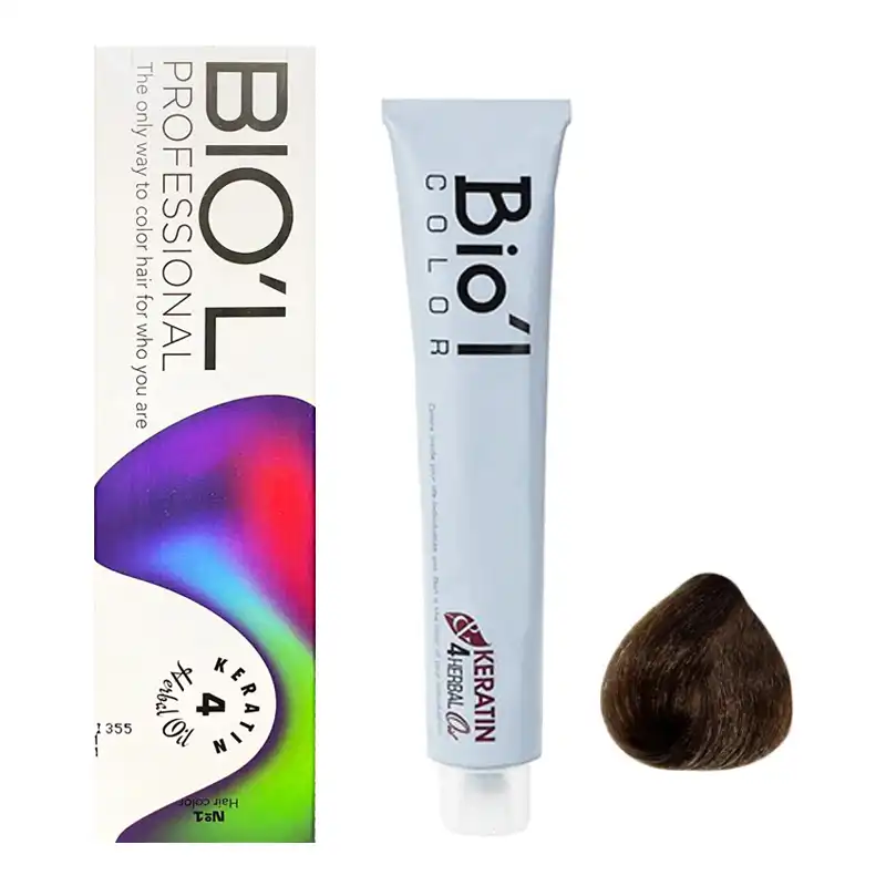 رنگ مو بیول سری Ayrik شماره 5.0 حجم 100 میلی لیتر رنگ قهوه ای روشن