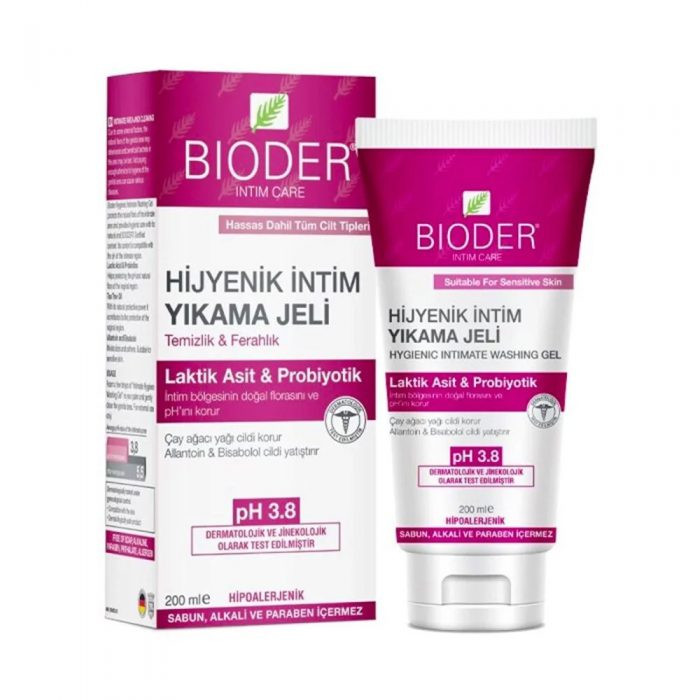 ژل بهداشتی بانوان بیودر کد sh-2021 حجم 200 میلی لیتر