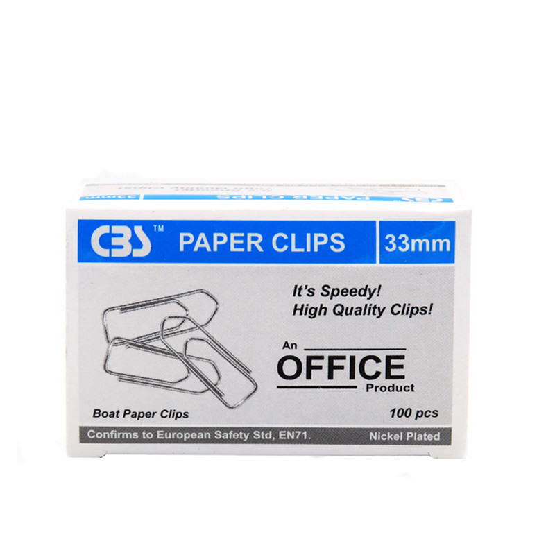 گیره کاغذ سی بی اس مدل JM133 بسته 600 عددی