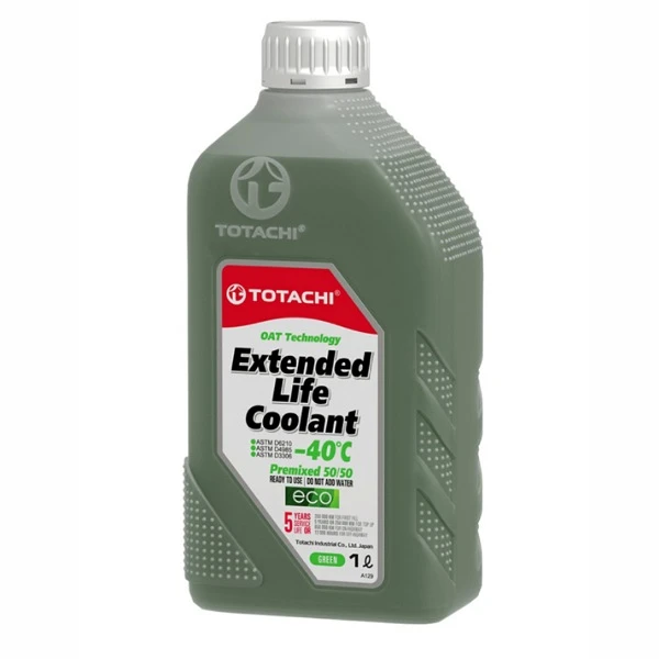 ضدیخ و ضدجوش 50 به 50 توتاچی مدل Coolant Extended life 50/50 green حجم 1 لیتر