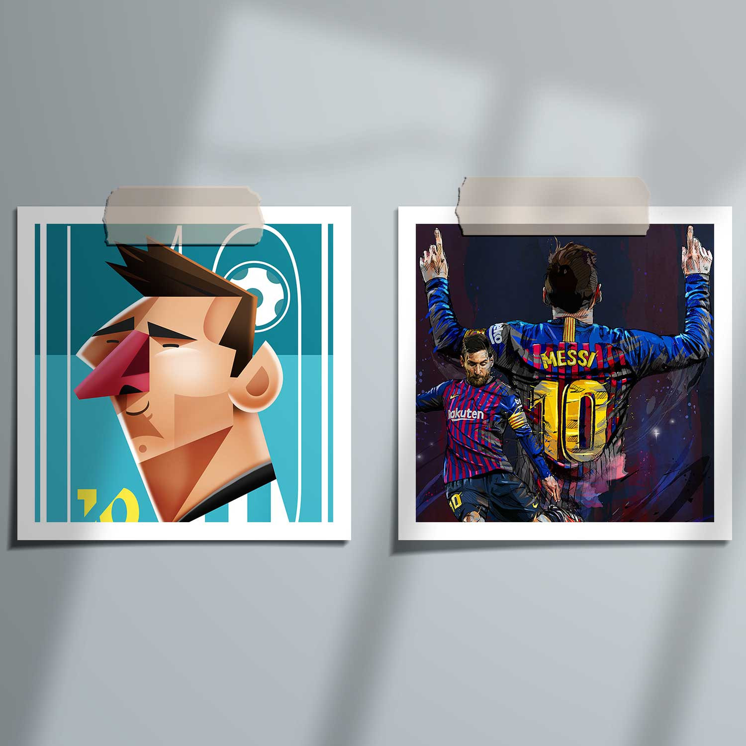 دفتر نقاشی باژیکان طرح فوتبالی مسی کد 20100630 به همراه فتوکارت مجموعه 24 عددی