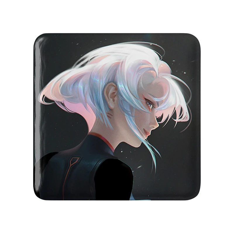 مگنت خندالو طرح لوسی انیمه سایبر پانک Cyberpunk  مدل مربعی کد 22453