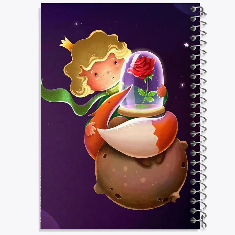 دفتر نقاشی 50 برگ خندالو مدل شازده کوچولو کد 25757