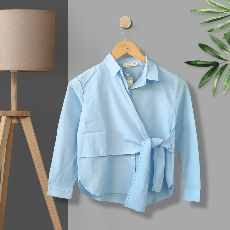 عکس شماره 3 : شومیز دخترانه کولزیون مدل چپ و راستی کد 225