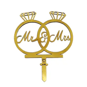 تاپر کیک مدل mr & ms انگشتر mm98