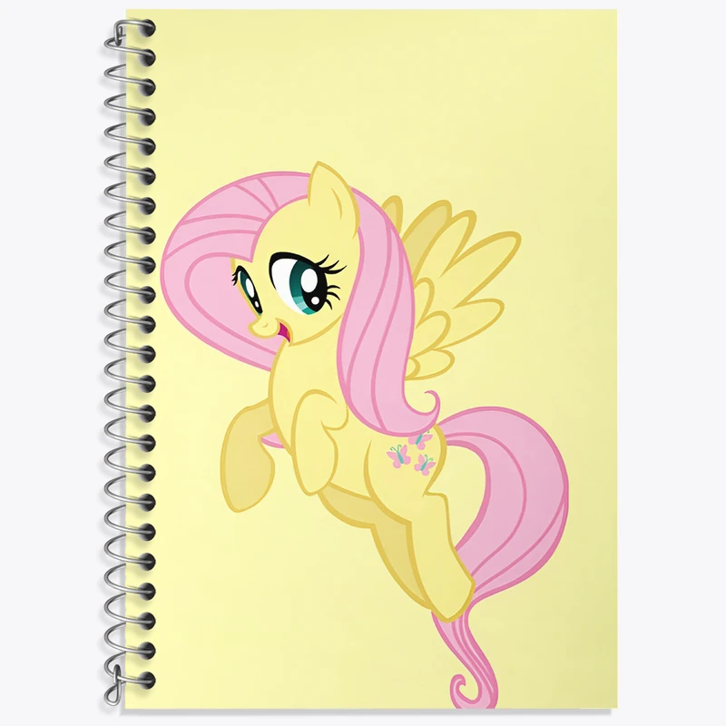 دفتر زبان 50 برگ خندالو مدل دو خط طرح فلاتر شای پونی کد N3279