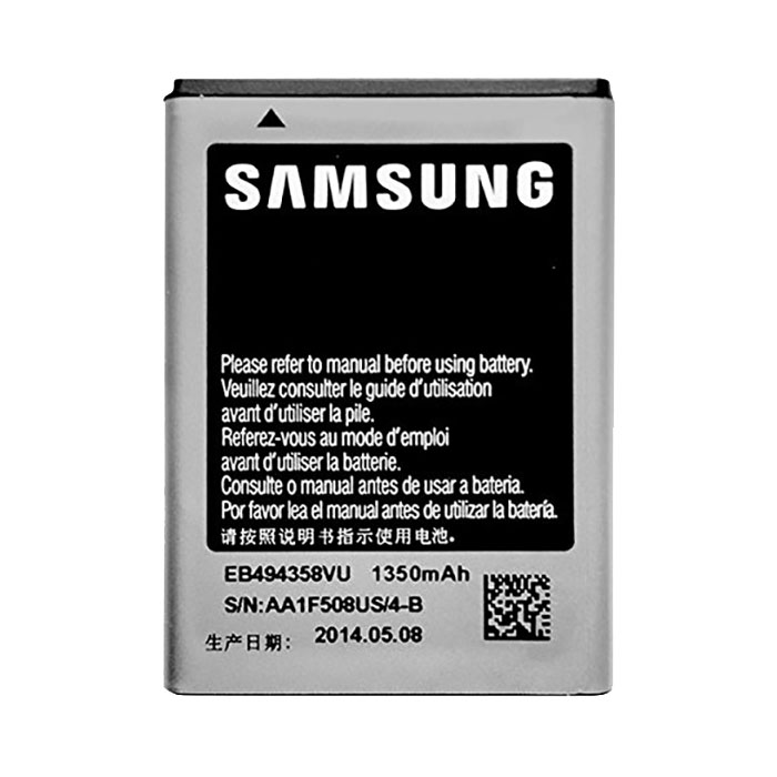  باتری موبایل مدل EB494358VUU ظرفیت 1350 میلی آمپر ساعت مناسب برای گوشی موبایل سامسونگ Galaxy Ace/S5830/S5660