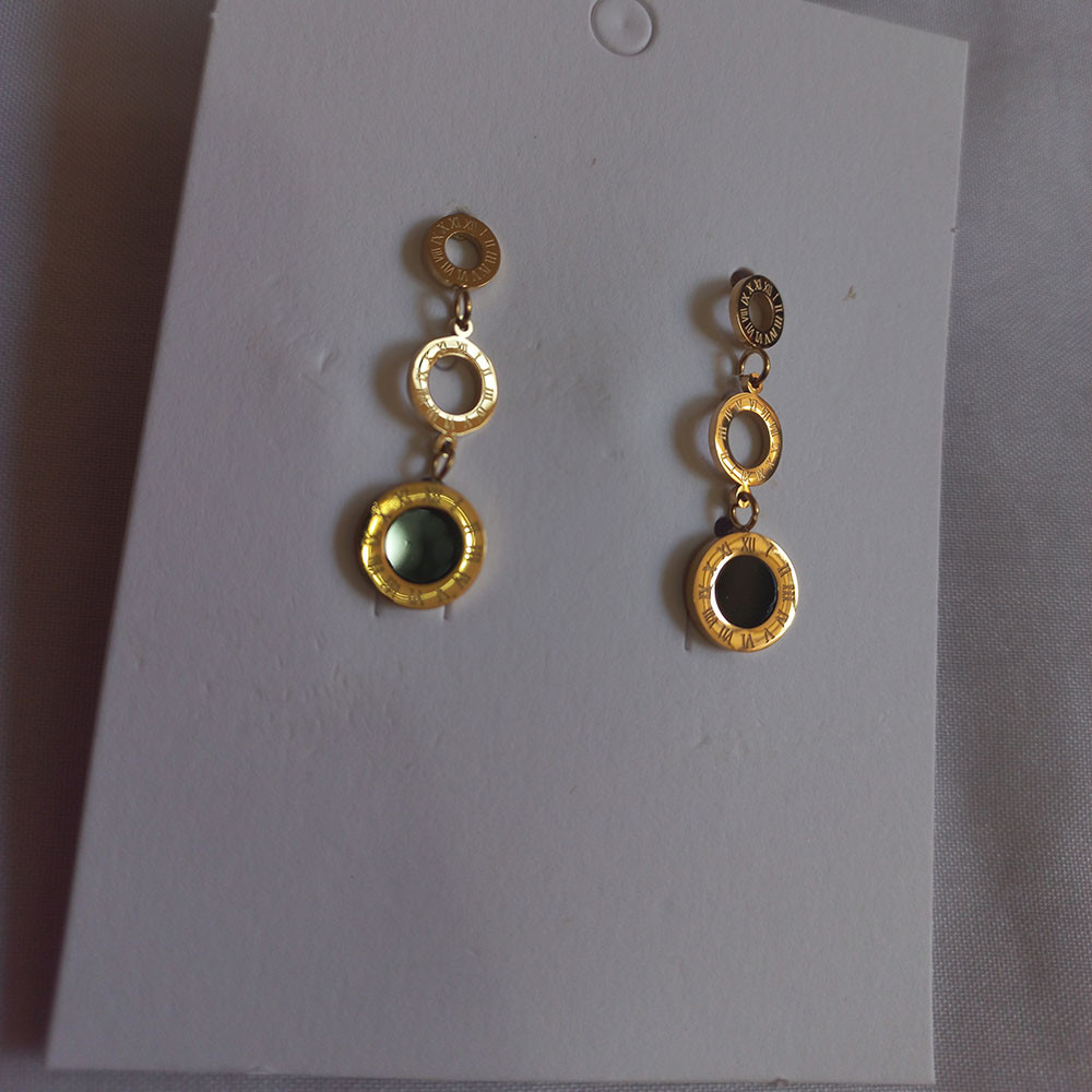 گوشواره زنانه مدل آویزی سنگی