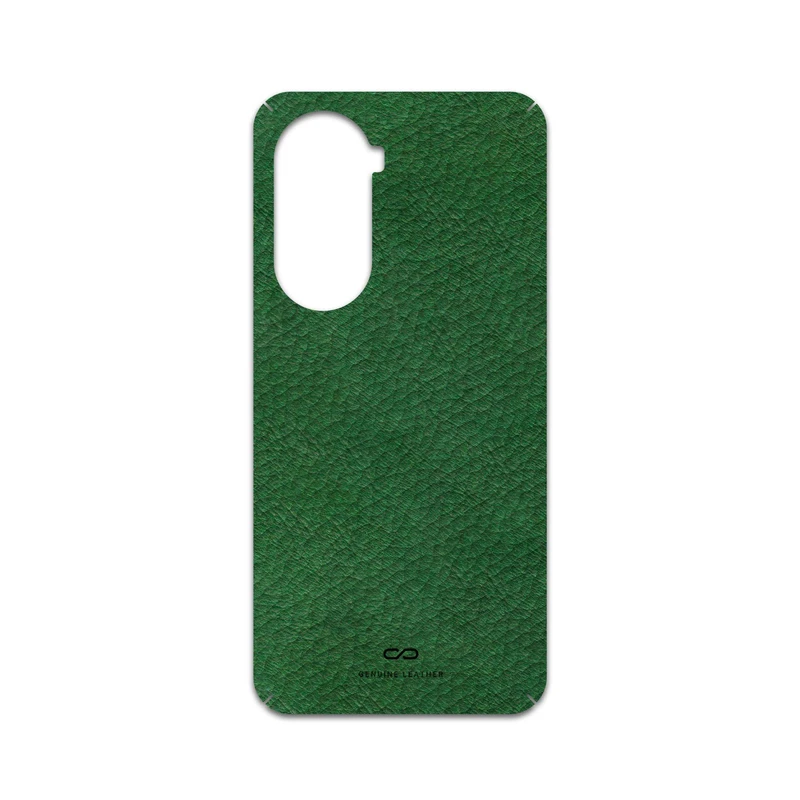 برچسب پوششی ماهوت مدل Green-Leather مناسب برای گوشی موبایل شیائومی Poco M7 4G