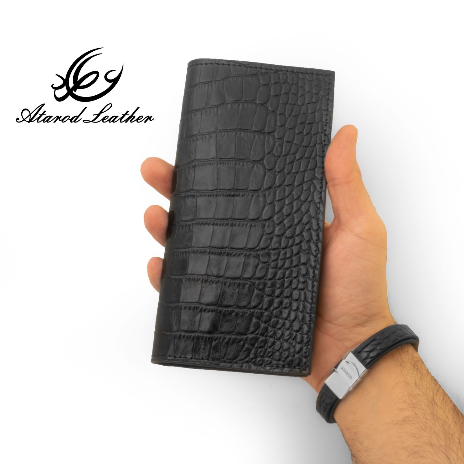 کیف پول چرم عطارد مدل چرم طبیعی کد K45 -  - 8