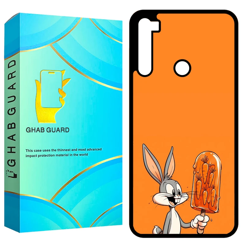کاور قاب گارد طرح خرگوش مدل GCHPN8 مناسب برای گوشی موبایل شیائومی Redmi Note 8 / Redmi Note 8 2021