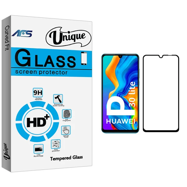 محافظ صفحه نمایش ای اف اس مدل Unique Glass مناسب برای گوشی موبایل هوآوی P30 lite