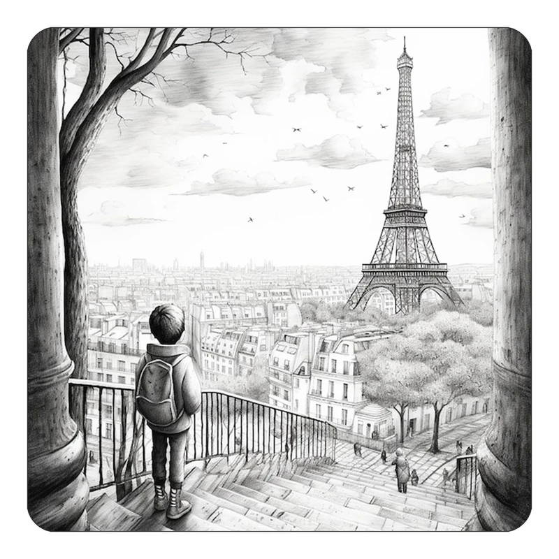 مگنت کاکتی طرح پاریس Paris مدل mp56497
