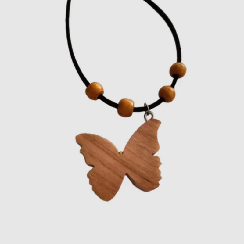 گردنبند دست ساز زنانه مدل پروانه