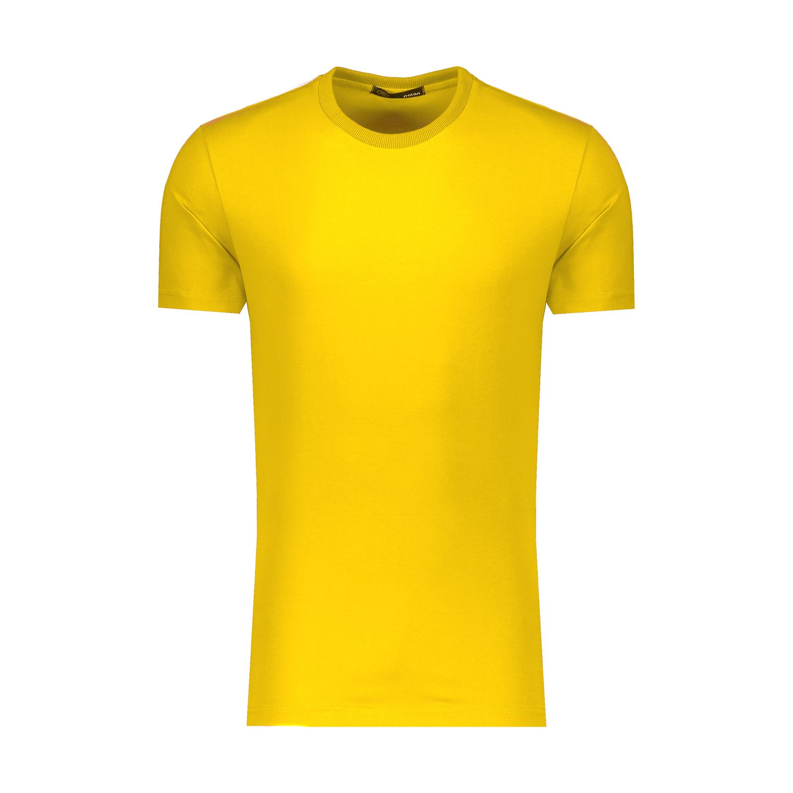 تی شرت آستین کوتاه مردانه پاتن جامه مدل 131621010012116 رنگ زرد -  - 1