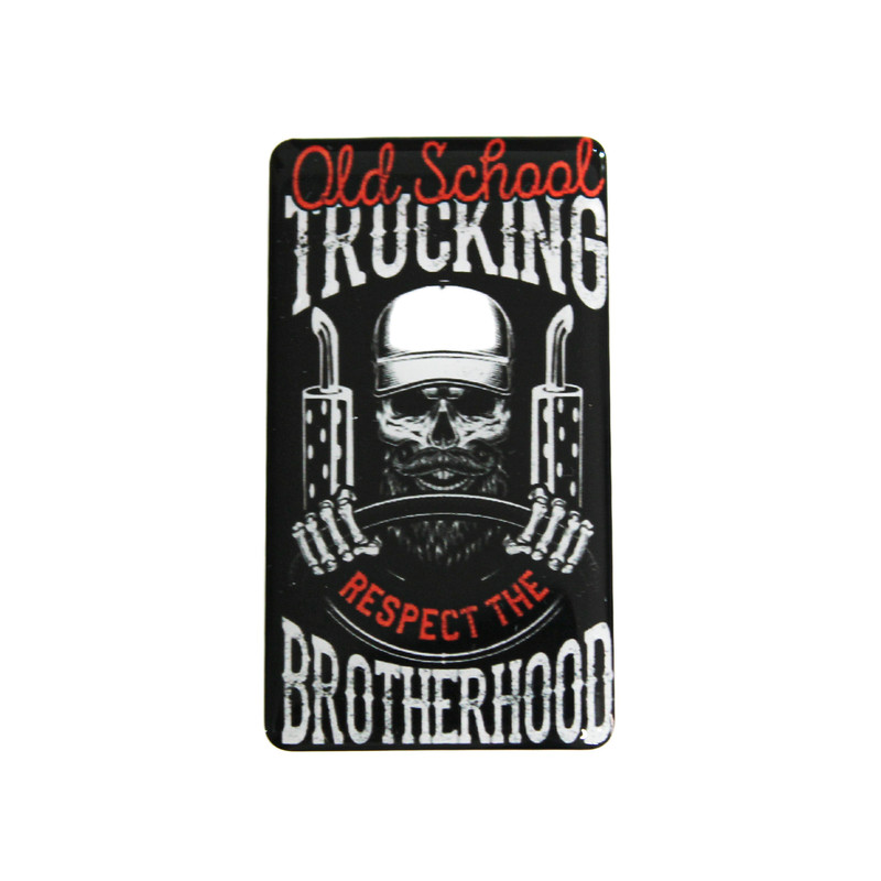 برچسب خودرو طرح اسکلت TRUCKING کد 6601