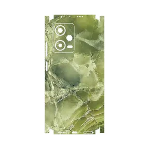 MAHOOT Green_Crystal_Marble-FullSkin Cover Sticker for Xiaomi Redmi Note 12 Pro 5G