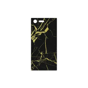 MAHOOT  Graphite-Gold-Marble Cover Sticker for Sony Xperia X Compact