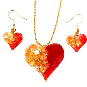 نیم ست زنانه طرح قلب کد 802