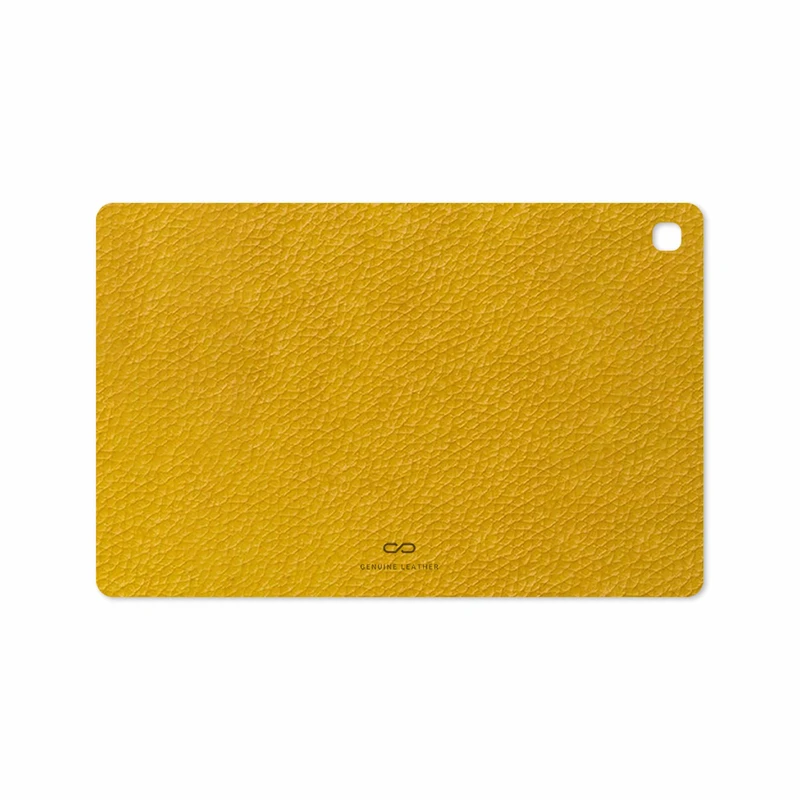 برچسب پوششی ماهوت مدل Mustard-Leather مناسب برای تبلت سامسونگ Galaxy Tab S5e 10.5 2019 T720