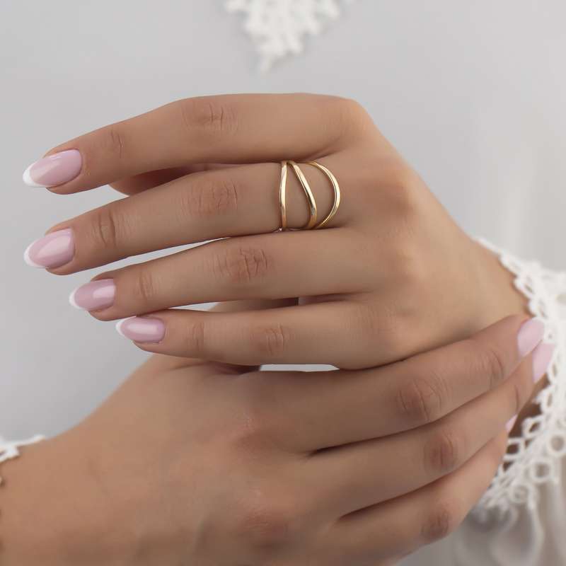 انگشتر طلا 18 عیار زنانه مایا ماهک مدل MR0608