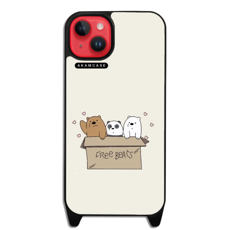 کاور آکام مدل AMCWLA14PLUS-BARE BEAR8 مناسب برای گوشی موبایل اپل iPhone 14 Plus