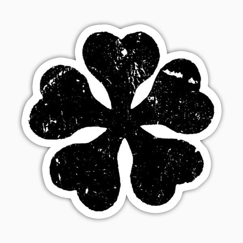 استیکر لپ تاپ و موبایل بووم طرح انیمه Black Clover مدل Souls کد JD30 