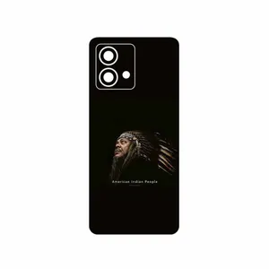 MAHOOT Portrait of an Indian Man Cover Sticker for Motorola Moto G84