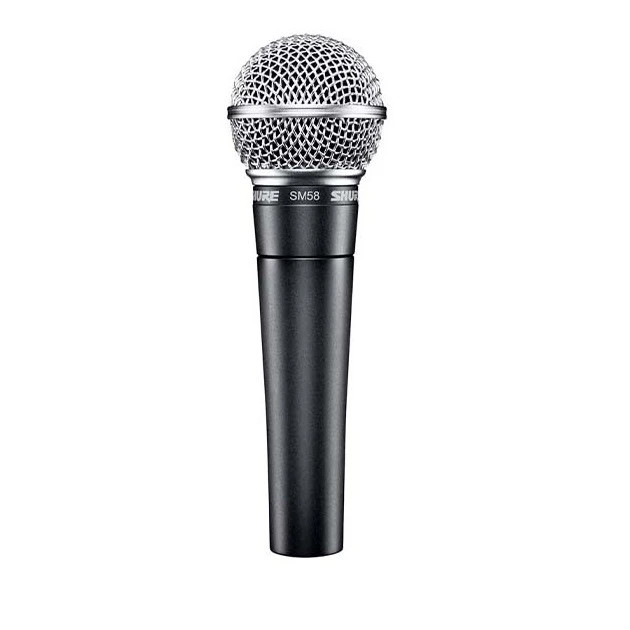 میکروفن داینامیک شور مدل  SM 58 با درگاه اتصال XLR